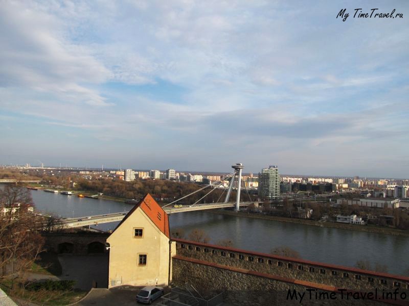 Вид на Дунай в Браттиславе