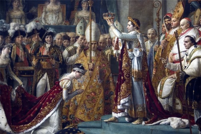 «Коронация Наполеона и Жозефины» Жак — Луи Давида.