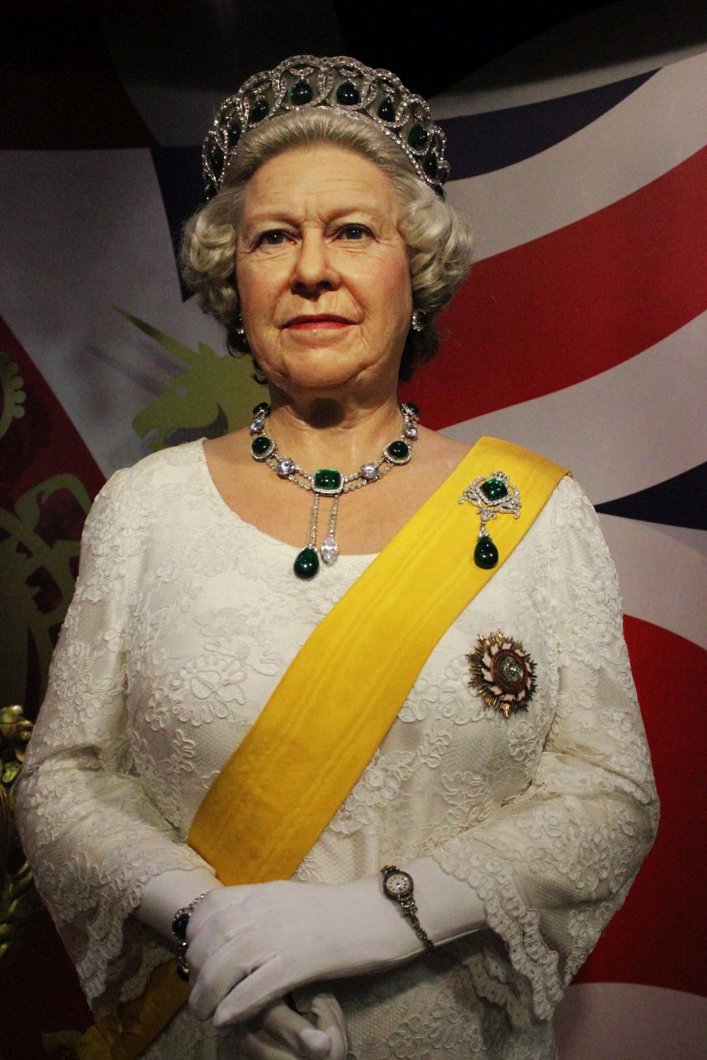 Королева Елизавета в Музее восковых фигур