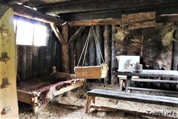 Древние дома викингов внутри