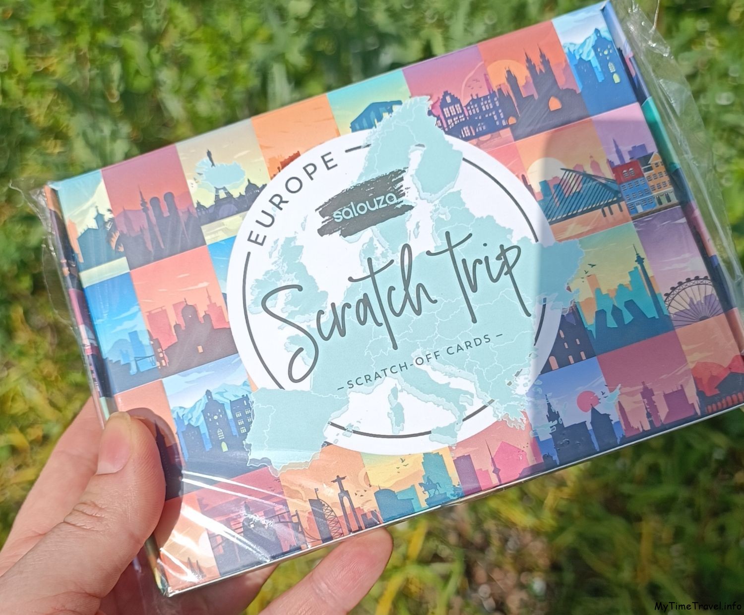 scratch trip карточки с городами Европы